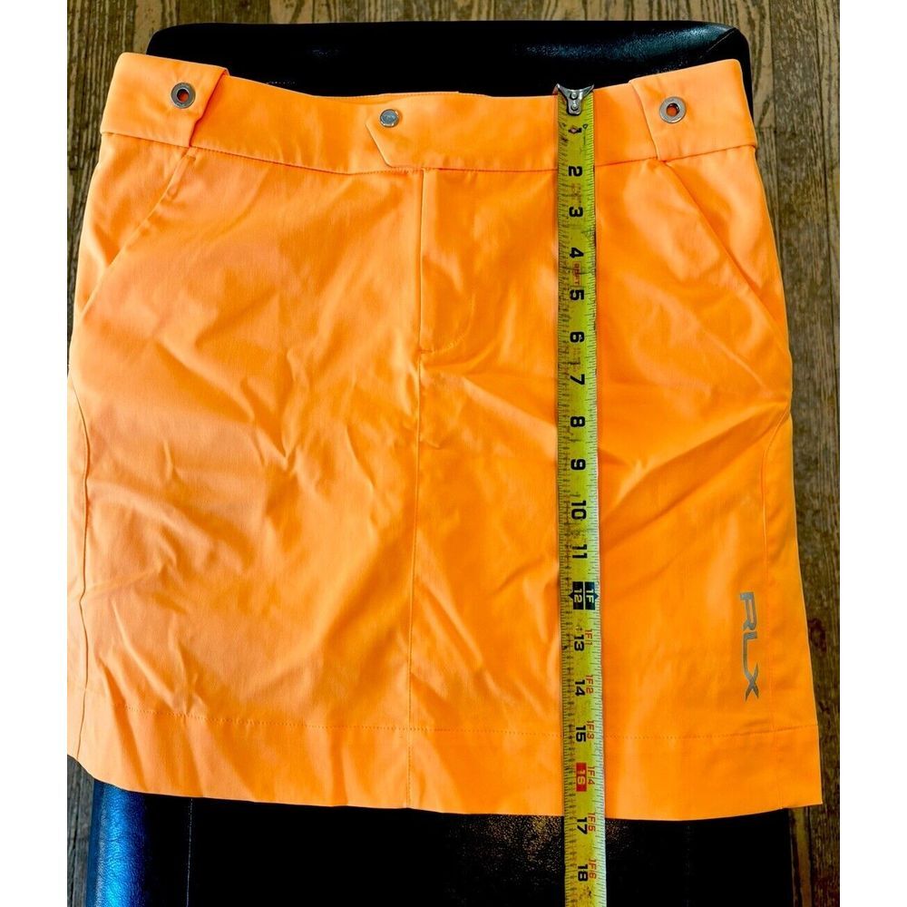 RLX Ralph Lauren Women's Golf Skort Sz 4 Orange - Picture 5 of 6